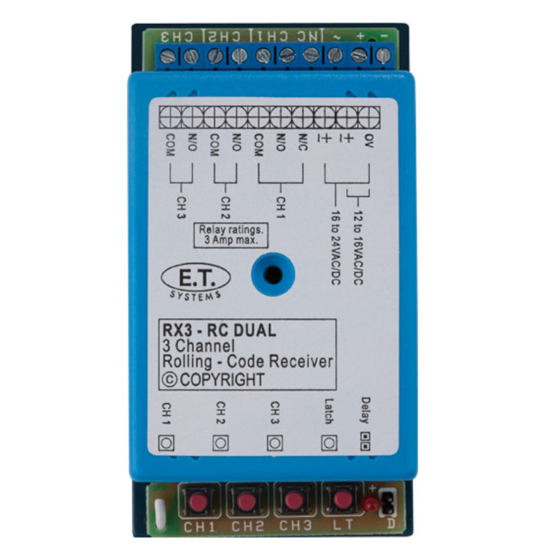 ET Nice RX3 3CH 434MHz Remote Receiver – NAXLAV.COM