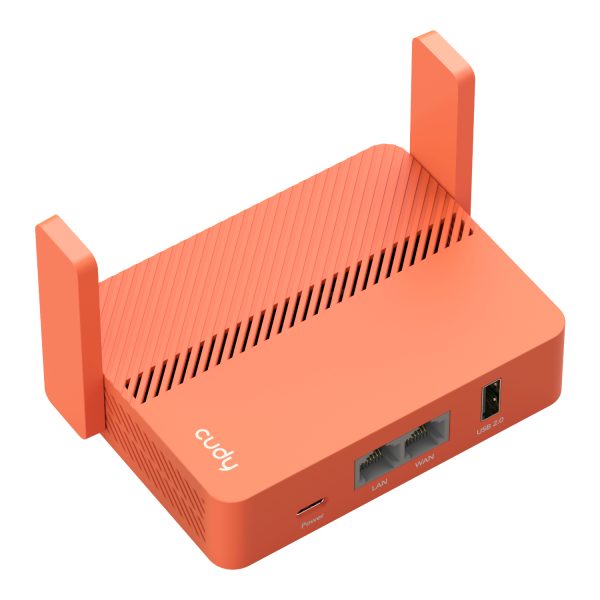 Orange Network Router Cudy AC1200 Wi-Fi Mini VPN Router – Orange – NAXLAV.COM